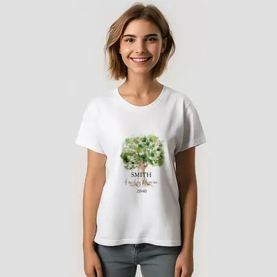Personalized Family Reunion Vacation Tree TShirt