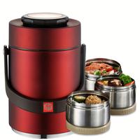 2.0l Stainless Steel Lunch Box, 1 Count Reusable Leak Proof Lunch Container with Lid, Food Storage Box for School, Office, Ou...