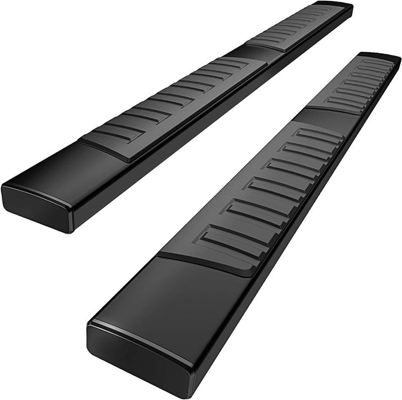 YITAMOTOR® 6 Inches Running Boards For 2005-2024 Nissan Frontier Crew Cab Only, Aluminum Black Side Steps Nerf Bars