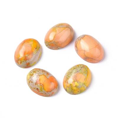 Synthetic Imperial Jasper Cabochons