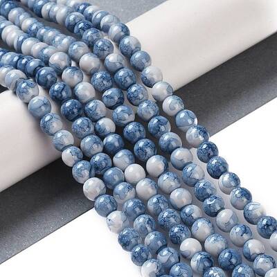 Baking Paint Glass Bead Strands