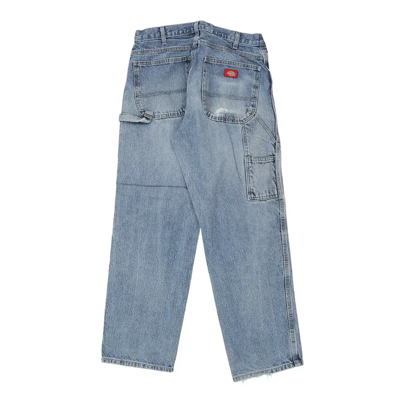 Dickies Carpenter Jeans - 34W 30L Blue Cotton