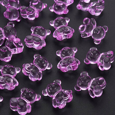 Transparent Acrylic Beads