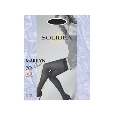 Solidea Marilyn 70 Denier Opaque Hold-ups 12 15mmHg 3ML Black