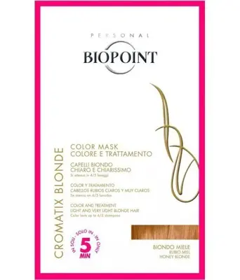 Biopoint Trattamento Colorante Cromatix Maschera Trattamento Colore In 5 Minuti 30 Ml Biondo Miele