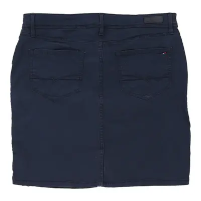 Tommy Hilfiger Mini Skirt - 32W UK 12 Navy Cotton | Size: UK 12