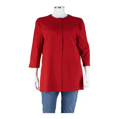 PIERRE CARDIN Womens Blouse Red 3/4 Sleeve L