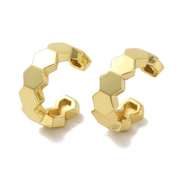 Rack Plating Brass Clip-on Earrings