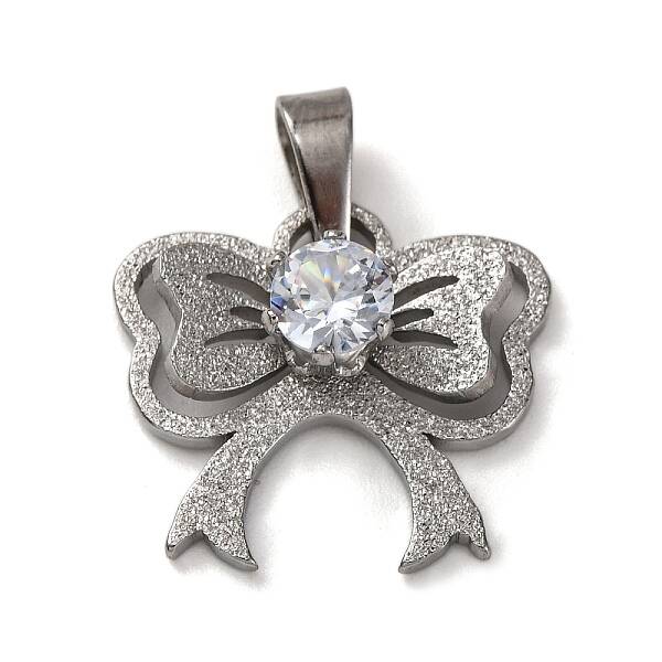 304 Stainless Steel Diamond Pendant