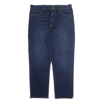 ED HARDY Mens Jeans Blue Regular Straight W38 L32