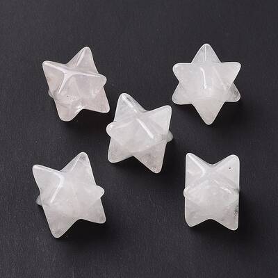 Natural Quartz Crystal Beads