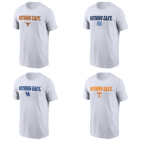 [sale up to 70%] NCAA All Team College Sport Nothing Easy 2025 On-Court Bench Tshirt Unisex Outfit Menswear funny tshirt shir...
