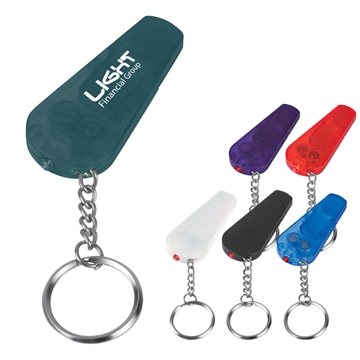 150 Customized Whistle Light Key Chain - Safety Device