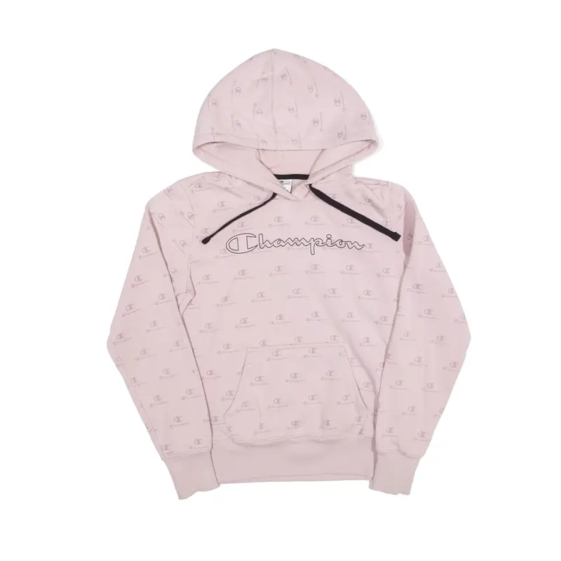 CHAMPION Hoodie Pink Pullover Womens S