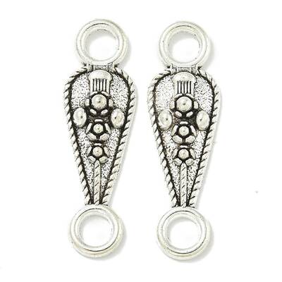 Tibetan Style Alloy Connector Charms