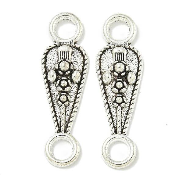 Tibetan Style Alloy Connector Charms