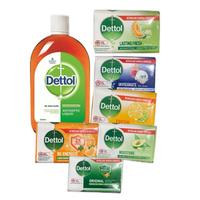 Dettol Antiseptic Liquid 500 ml or 550 ml & Dettol Soap Bar 100g - Original Formula, Choose Below body wash dove  soap  face