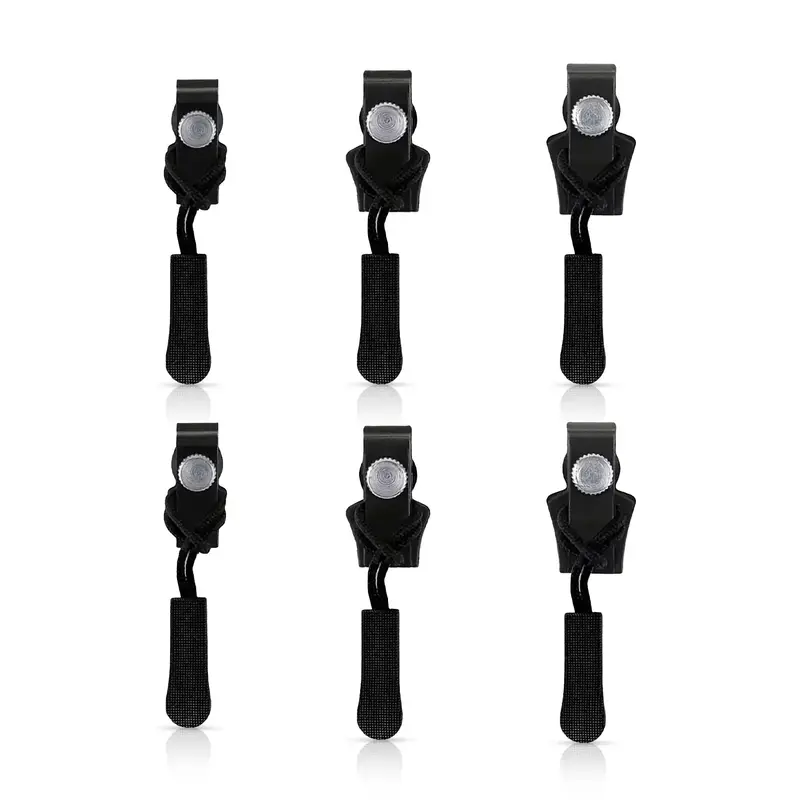 6-Pack Zipper Repair Kit with Adjustable Sliders (2 Large, 2 Medium, 2 Small) - Universal Multi-Purpose Fixer for Luggage, Ja...