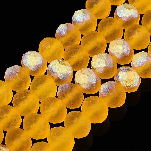 Transparent Glass Beads Strands