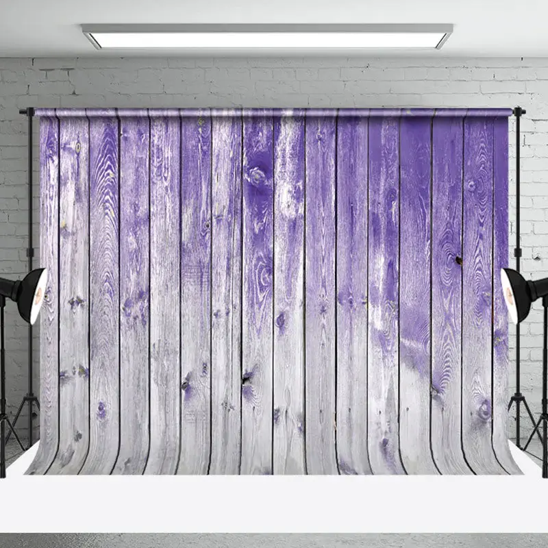 Aperturee Gradient Purple Grey Wood Grain Photography Backdrop, 3X2FT(1MX0.6M), 14 USD, wood backdrops, NYHD9I80-M