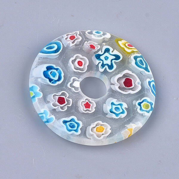 Handmade Millefiori Lampwork Pendants