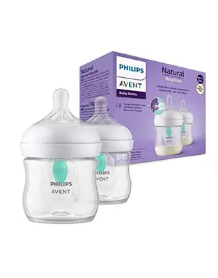 Avent Natural Response Bottle From Birth 2x125ml