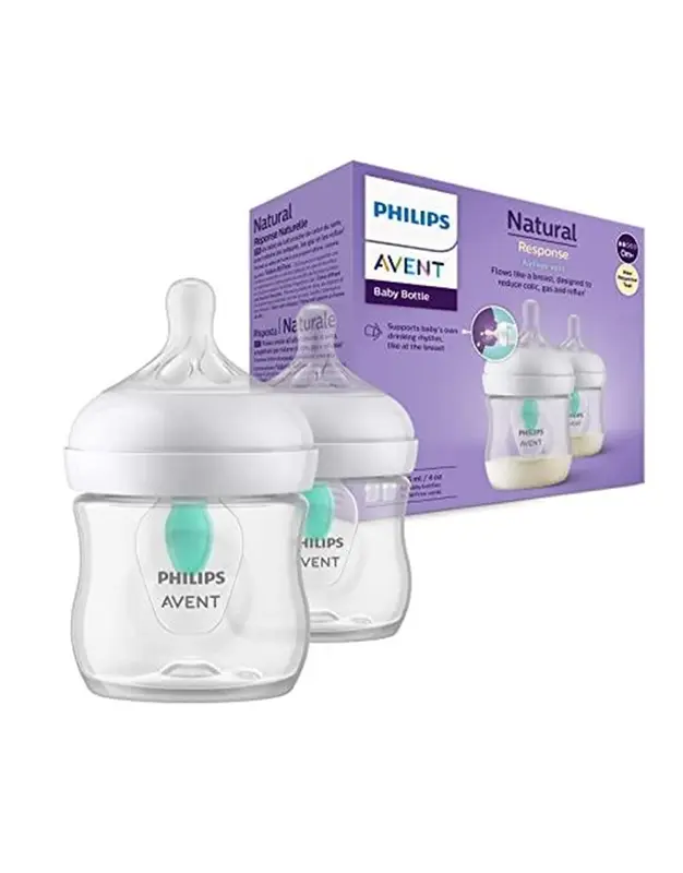 Avent Natural Response Bottle From Birth 2x125ml