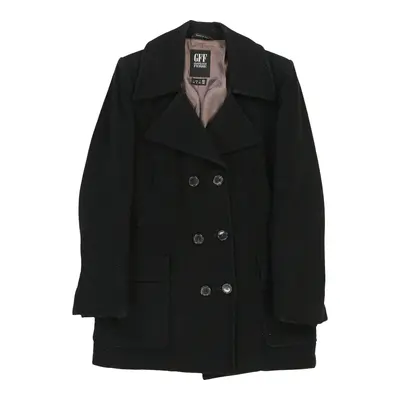 Gianfranco Ferre Coat - Large Black Wool | Size: large