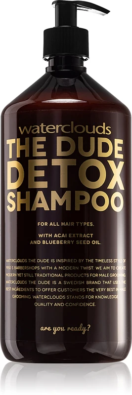 Waterclouds The Dude Detoxifying Day Shampoo 1000ml