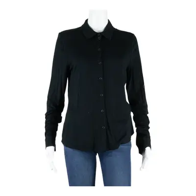 MARC O'POLO Womens Shirt Black Long Sleeve M