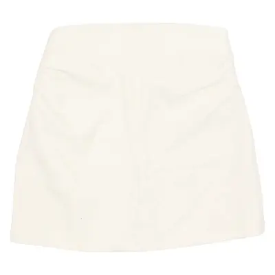 ZARA Womens Mini Skirt Cream Short S