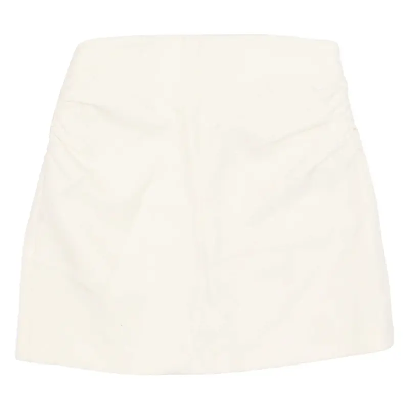 ZARA Womens Mini Skirt Cream Short S