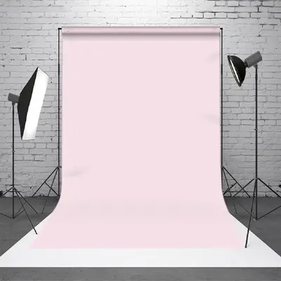 Light Pink Solid Color Studio Photography Backdrop - Aperturee