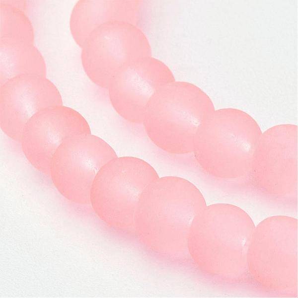 Transparent Glass Bead Strands