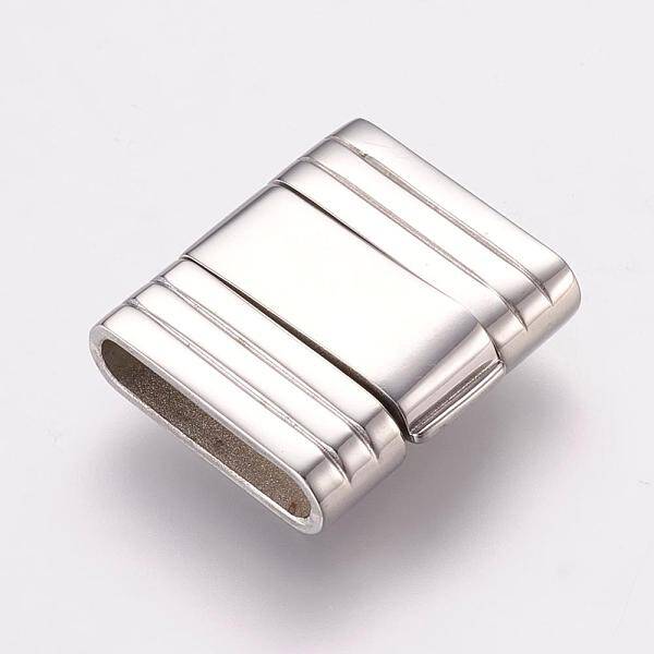 Tarnish Resistant 304 Stainless Steel Fold Over Clasps