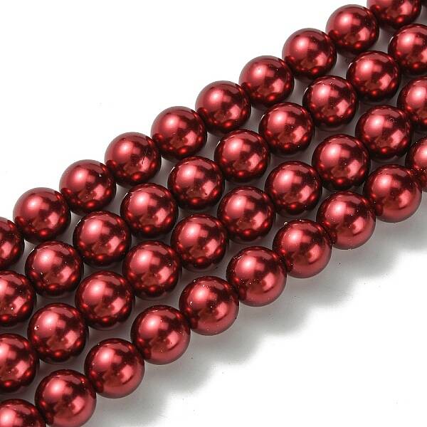 Eco-Friendly Glass Pearl Beads Strands