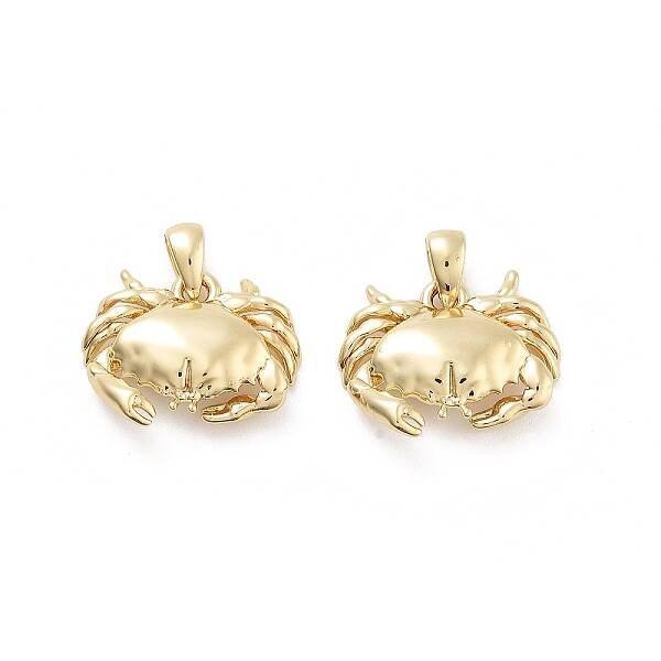 Crab Rack Plating Brass Charms