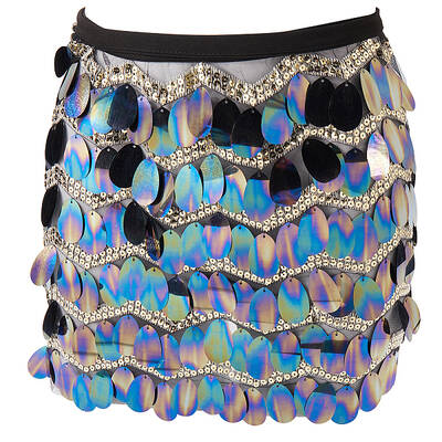 Alloy Teardrop Waist Belt
