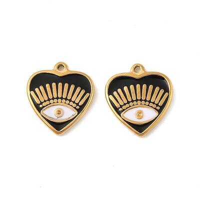 304 Stainless Steel Enamel Pendants