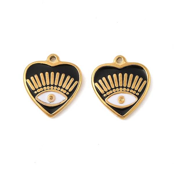 304 Stainless Steel Enamel Pendants
