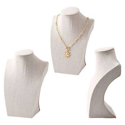 Stereoscopic Necklace Bust Displays