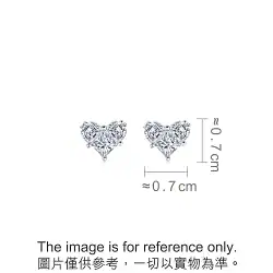18K White Gold Diamond Earrings