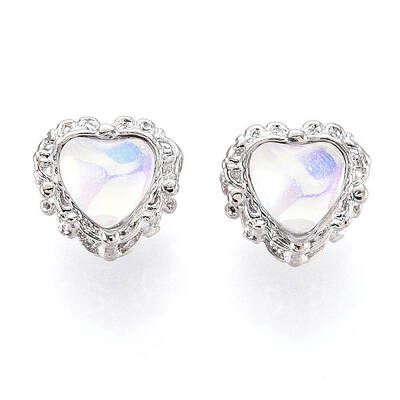 Alloy Glass European Beads