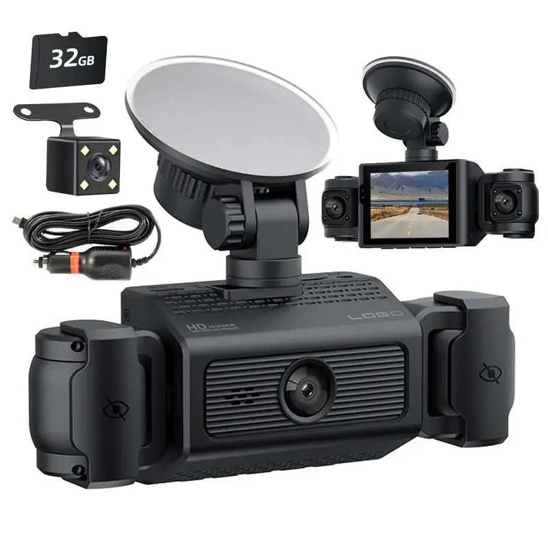 Car DVR Camera, Car Parking Monitoring HD Night-Vision Car DVR Camera, Car Video Surveillance with 32GB SD Card, Car Electron...