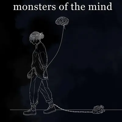 monsters of the mind- poetry collection by caitlin kelly - SIGNED EDITION Soft Cover