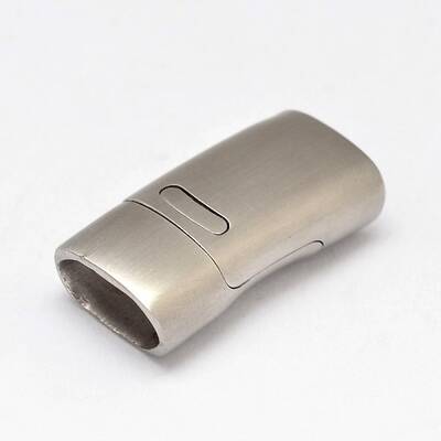 Tarnish Resistant 304 Stainless Steel Magnetic Clasps with Glue-in Ends