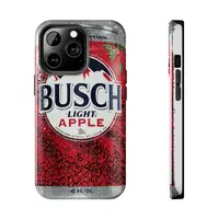 Busch Light Apple Vibes Tough Phone Case, Protective Cover iPhone 16 15 14 13 12 ProMax Plus Pro Accessories Protection case ...