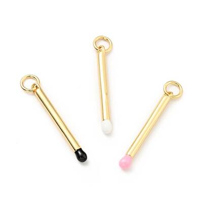 Brass Enamel Pendants