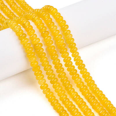 Dyed Natural White Jade Beads Strands