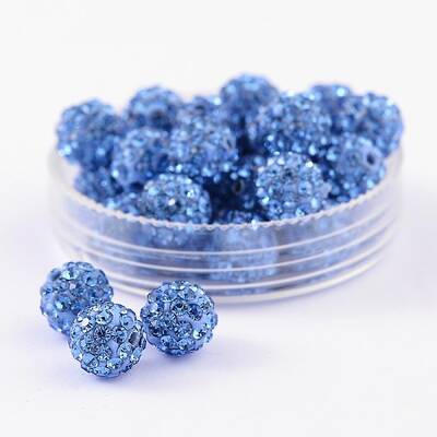 Pave Disco Ball Beads